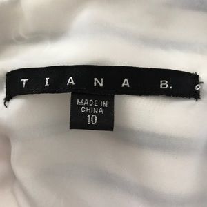 Tiana B. Dresses - NWT Tiana B Black and White striped dress Tiana B. Dresses - NWT Tiana B Black and White striped dress